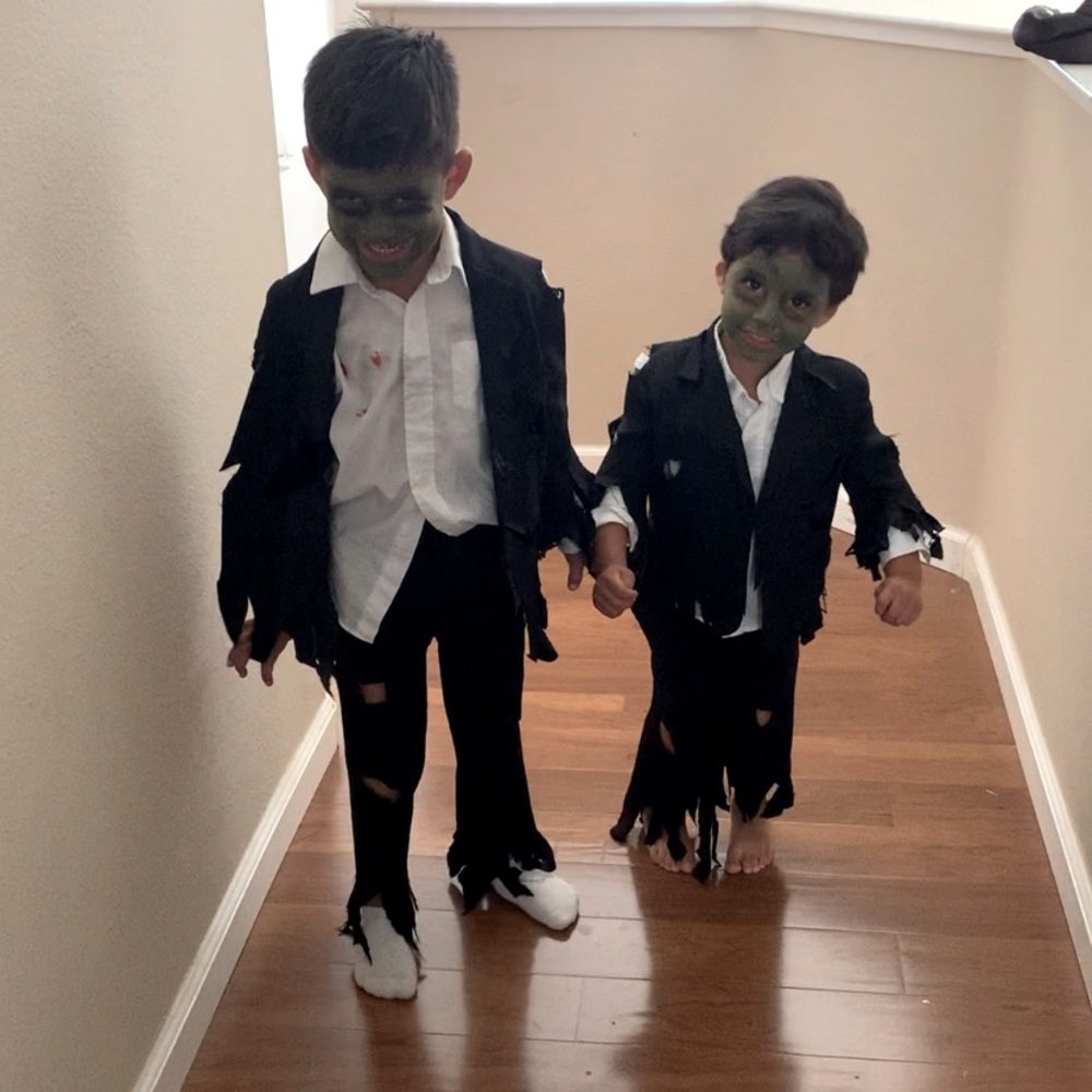 2T zombie costume boy